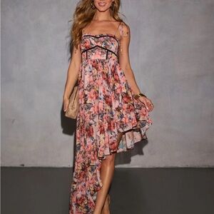 Vici Multicolor High Low Dress